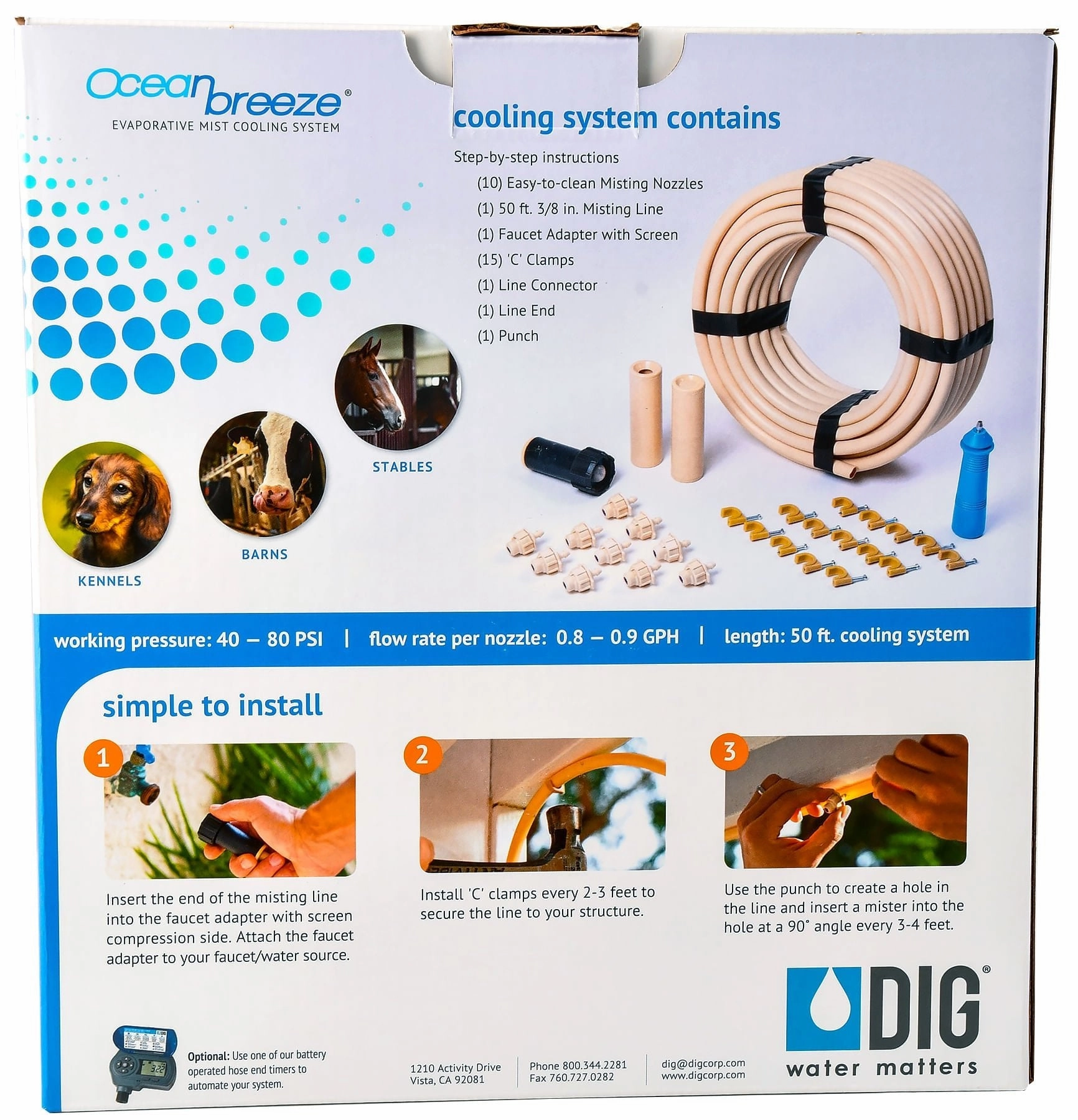 Ocean Breeze Evaporative Cooling System