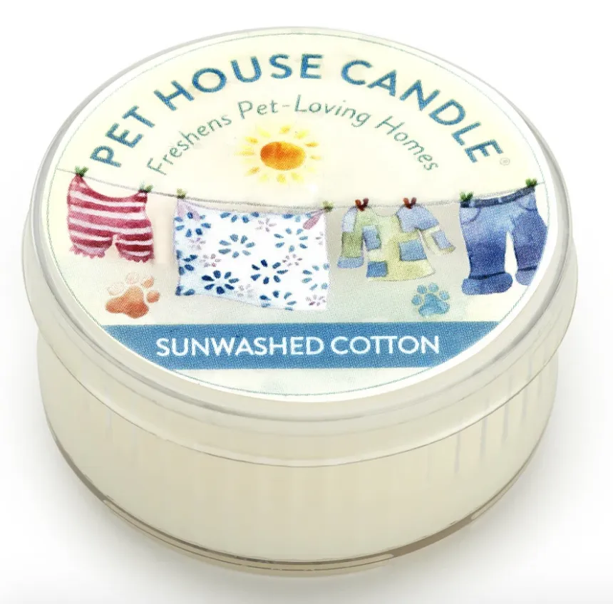 One Fur All Mini Candle Sunwashed Cotton dog pain relief hip joint supplement senior dog care pet arthritis aid dog skin supplement