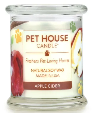 One Fur All Pet House 9oz Candle - Apple Cider dog pain relief hip joint supplement senior dog care pet arthritis aid dog skin supplement