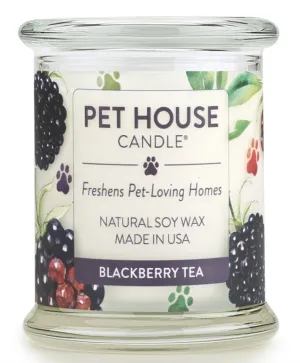 One Fur All Pet House 9oz Candle - Blackberry Tea dog pain relief hip joint supplement senior dog care pet arthritis aid dog skin supplement