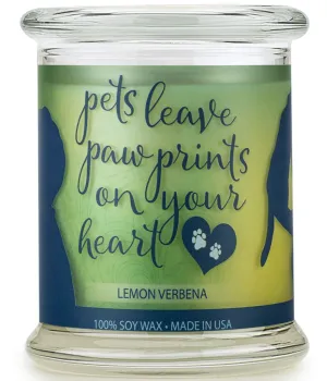 One Fur All Pet House 9oz Candle - Lemon Verbena dog pain relief hip joint supplement senior dog care pet arthritis aid dog skin supplement