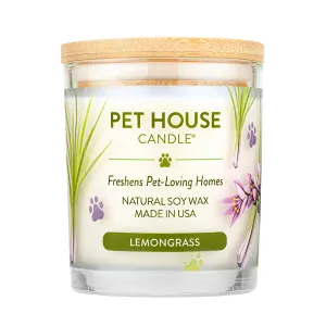 One Fur All Pet House 9oz Candle - Lemongrass dog pain relief hip joint supplement senior dog care pet arthritis aid dog skin supplement