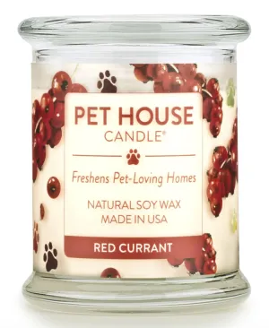 One Fur All Pet House 9oz Candle - Red Currant dog pain relief hip joint supplement senior dog care pet arthritis aid dog skin supplement