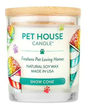 One Fur All Pet House 9oz Candle - Snowcone dog pain relief hip joint supplement senior dog care pet arthritis aid dog skin supplement