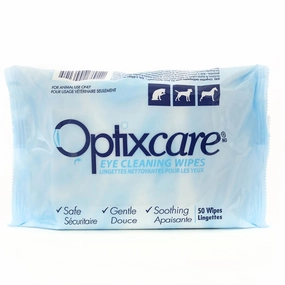 Optixcare Eye Cleaning Wipes for Animals, 50 Wipes cat scratchers cat towers cat window perch cat heating pad cat calming spray