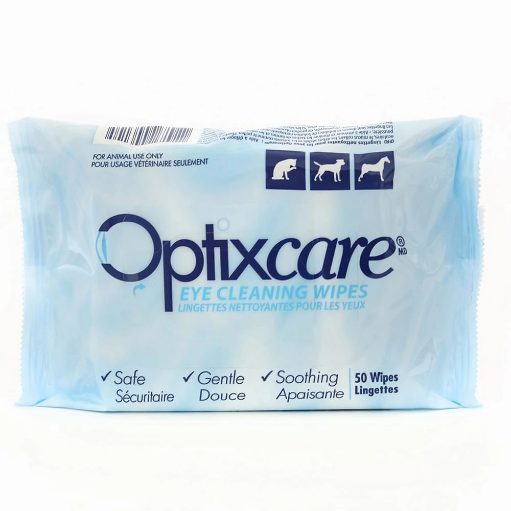 Optixcare Eye Cleaning Wipes for Animals, 50 Wipes cat scratchers cat towers cat window perch cat heating pad cat calming spray