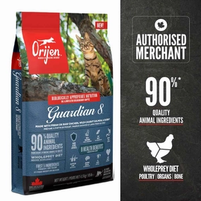ORIJEN Guardian 8 Adult Grain-Free Dry Cat Food kitten food wet kitten food kitten milk kitten treats grain free kitten food
