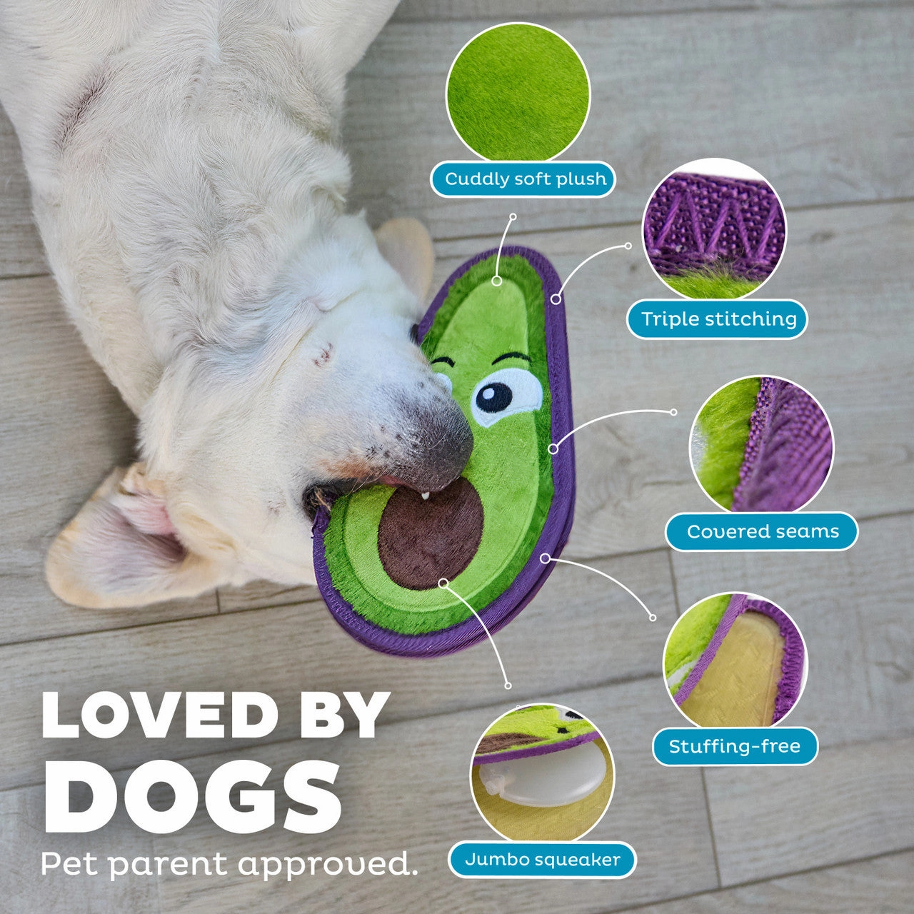 Outward Hound Tough Skinz Avocado