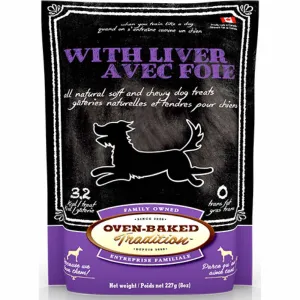 Oven-Baked Tradition Liver Dog Treats 227g dog supplies dog food toys accessories dog bed