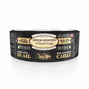 Oven-Baked Tradition Quail Pate Grain-Free Canned Cat Food 5.5oz premium cat food dental cat treats cat chicken treats tuna cat food cat fish treats