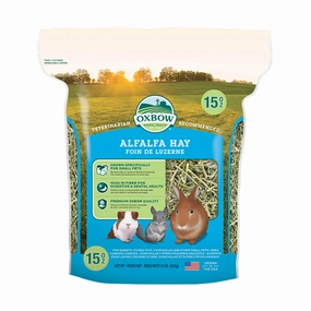 Oxbow Alfalfa Hay 15oz cat vitamins cat digestive aid cat immune support cat joint supplement cat skin supplement