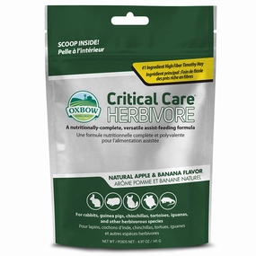 Oxbow Critical Care Apple Banana 141g cat vitamins cat digestive aid cat immune support cat joint supplement cat skin supplement