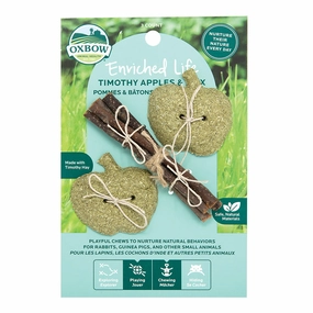 Oxbow Enriched Life Timothy Apples & Stix puppy starter kit puppy crate puppy collar puppy pee pad puppy food