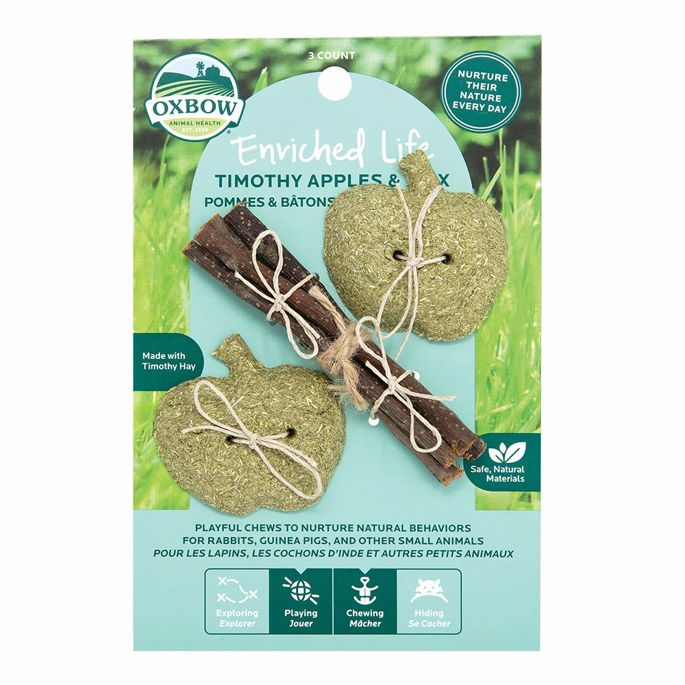 Oxbow Enriched Life Timothy Apples & Stix puppy starter kit puppy crate puppy collar puppy pee pad puppy food
