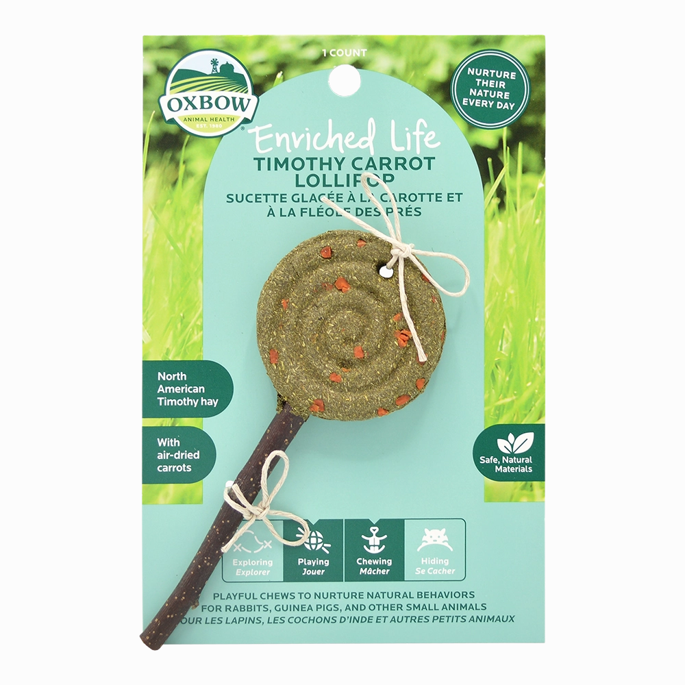 Oxbow Enriched Life Timothy Lollipop Carrot puppy starter kit puppy crate puppy collar puppy pee pad puppy food