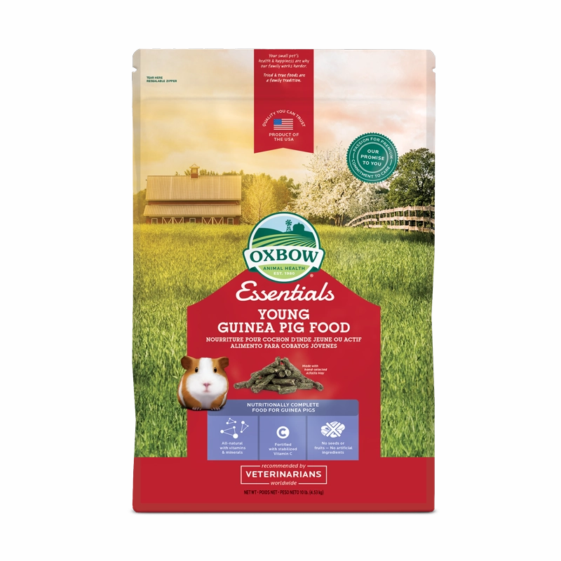 Oxbow Essentials - Young Guinea Pig Food 10lb cat vitamins cat digestive aid cat immune support cat joint supplement cat skin supplement