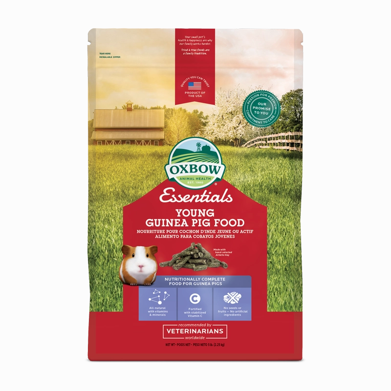 Oxbow Essentials - Young Guinea Pig Food 5lb cat vitamins cat digestive aid cat immune support cat joint supplement cat skin supplement