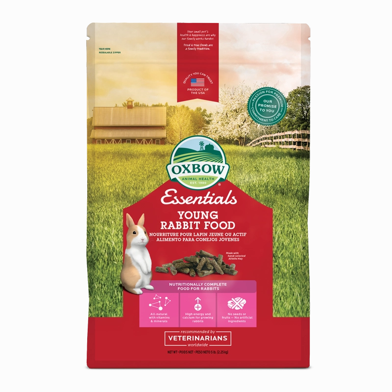 Oxbow Essentials - Young Rabbit Food 5lb cat vitamins cat digestive aid cat immune support cat joint supplement cat skin supplement