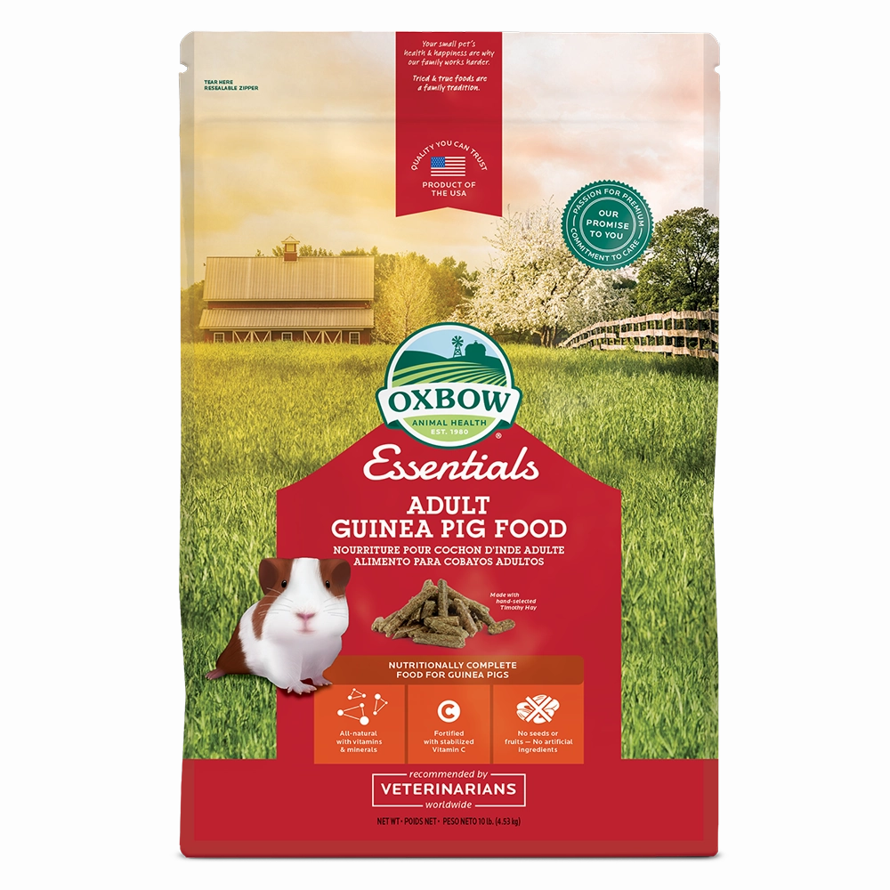 Oxbow Essentials Adult Guinea Pig Food 10lb cat vitamins cat digestive aid cat immune support cat joint supplement cat skin supplement