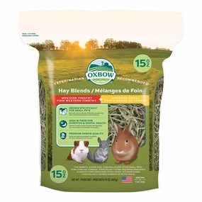 Oxbow Hay Blends Western Timothy & Orchard Grass 15oz cat vitamins cat digestive aid cat immune support cat joint supplement cat skin supplement