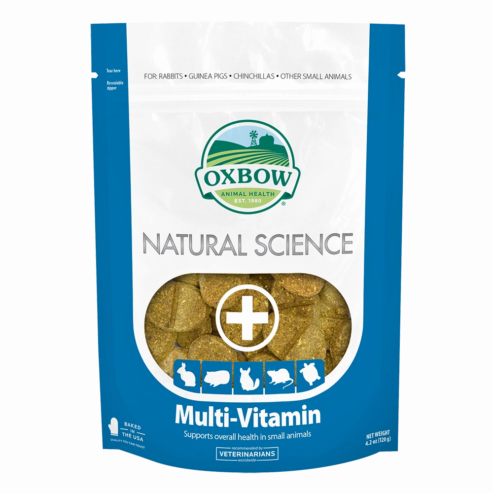 Oxbow Natural Science Multi Vitamin Supplement 120g puppy starter kit puppy crate puppy collar puppy pee pad puppy food