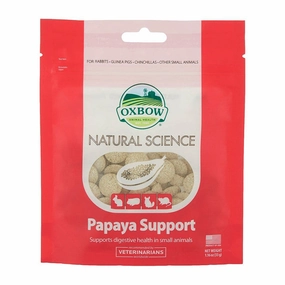 Oxbow Natural Science Papaya Support 33g puppy starter kit puppy crate puppy collar puppy pee pad puppy food