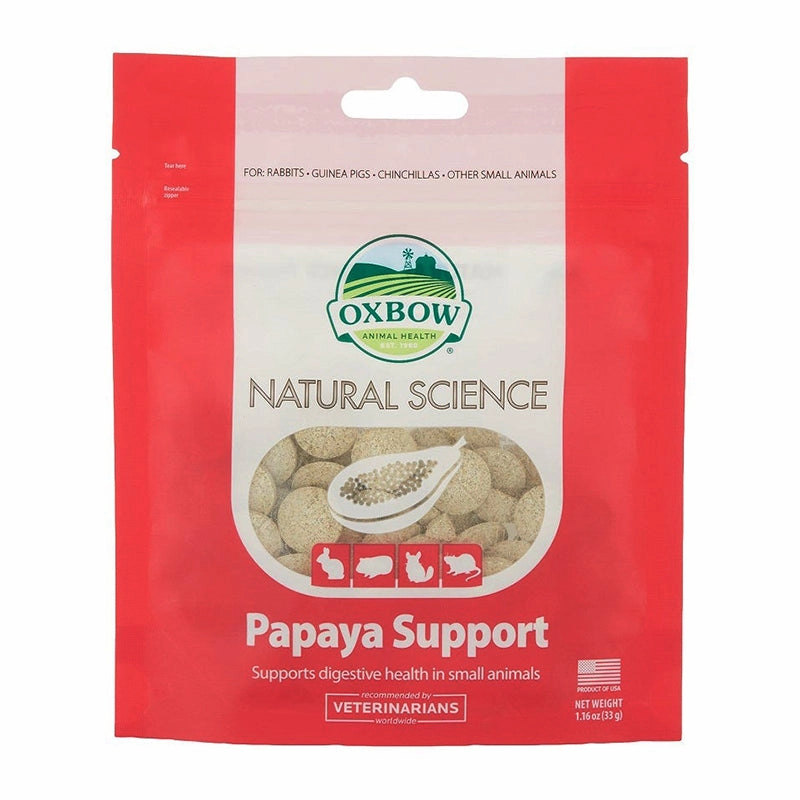 Oxbow Natural Science Papaya Support 33g puppy starter kit puppy crate puppy collar puppy pee pad puppy food