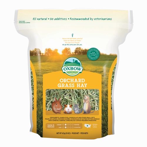 Oxbow Orchard Grass Hay 15oz puppy starter kit puppy crate puppy collar puppy pee pad puppy food