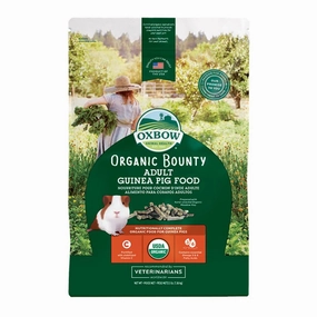 Oxbow Organic Bounty - Adult Guinea Pig Food 3lb cat vitamins cat digestive aid cat immune support cat joint supplement cat skin supplement