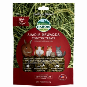 Oxbow Simple Rewards - Timothy Treats 40g cat vitamins cat digestive aid cat immune support cat joint supplement cat skin supplement