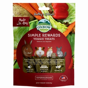 Oxbow Simple Rewards - Veggie Treats 60g cat vitamins cat digestive aid cat immune support cat joint supplement cat skin supplement
