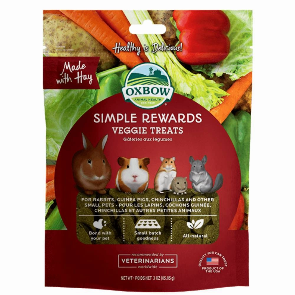 Oxbow Simple Rewards - Veggie Treats 60g cat vitamins cat digestive aid cat immune support cat joint supplement cat skin supplement