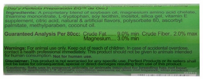 Perfect Prep EQ Extreme Calming Paste for Horses