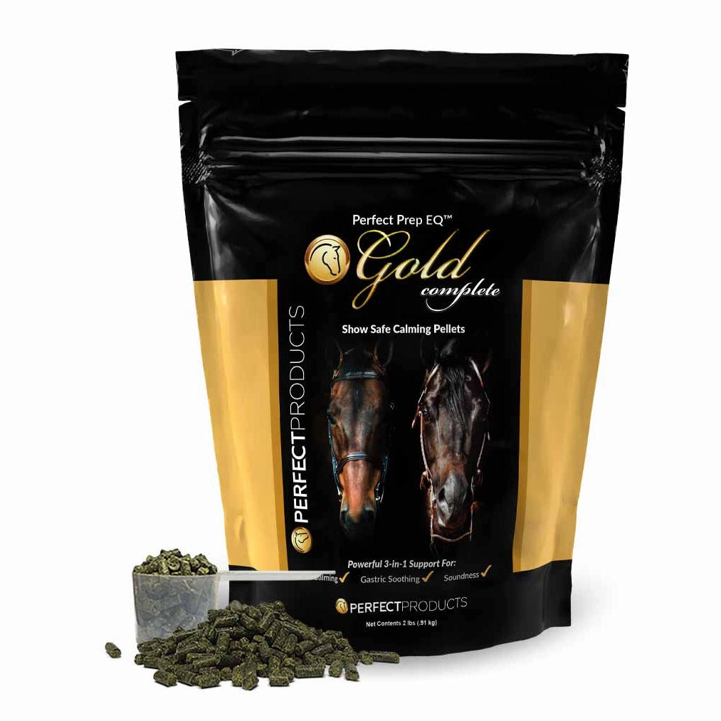 Perfect Prep EQ Gold Complete Show Safe Calming Pellets for Horses
