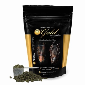 Perfect Prep EQ Gold Complete Show Safe Calming Pellets for Horses pet shampoo conditioner combo pet detangler pet skin care flea shampoo