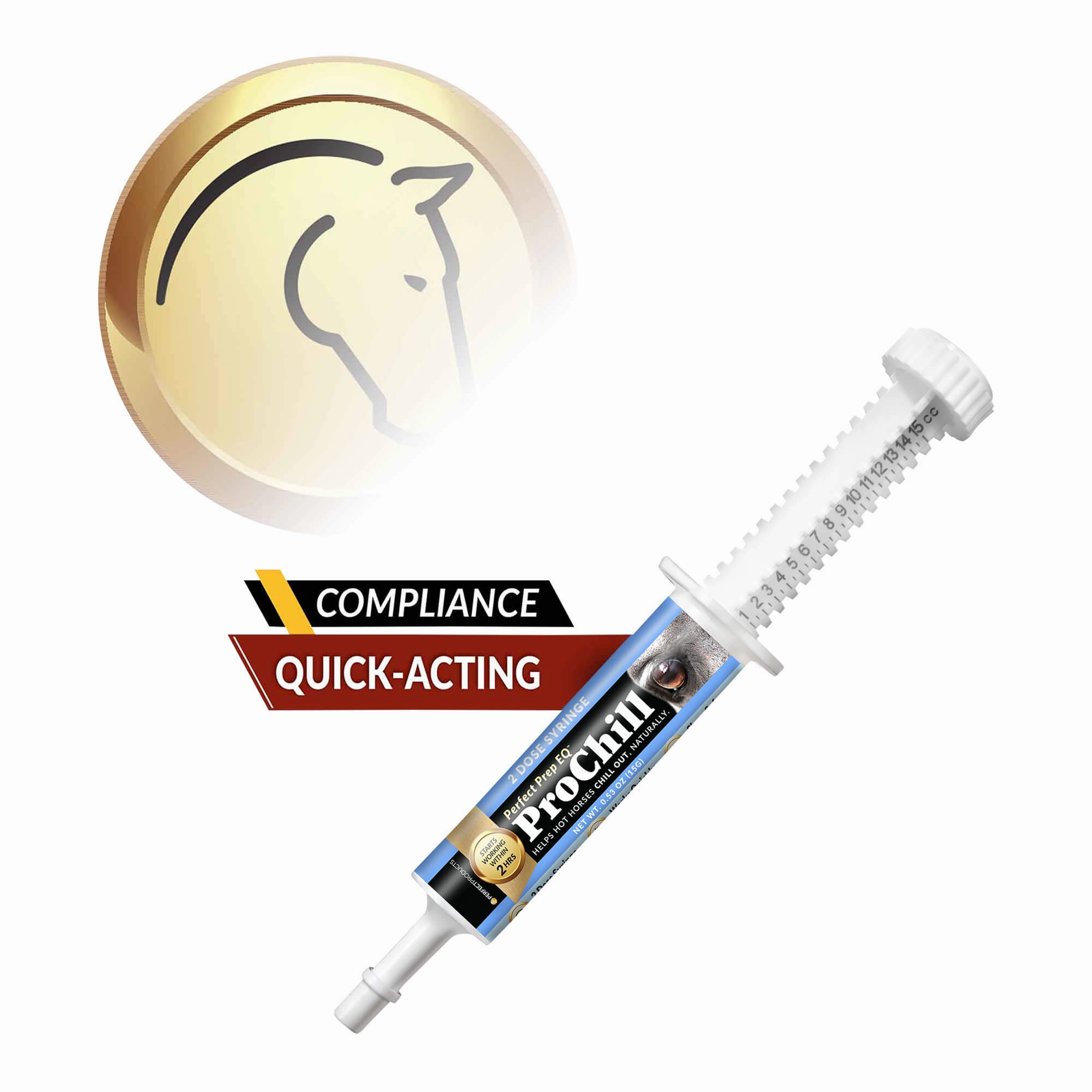 Perfect Prep EQ ProChill Calming Paste for Horses, 60 ml