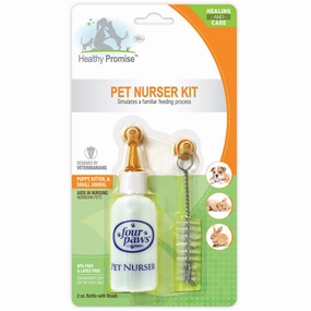 Pet Nursing Kit, Bottle and Brush, 2 oz cat climbing tree cat hammock cat steps cat grooming kit cat safety gate