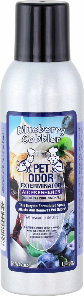 Pet Odor Exterminator Air Freshener Spray, Blueberry Cobbler, 7 oz cat scratchers cat towers cat window perch cat heating pad cat calming spray