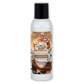 Pet Odor Exterminator Air Freshener Spray, Caramel Vanilla Latte, 7 oz cat beds cat scratching post cat shampoo cat tunnel cat brush