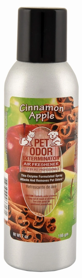 Pet Odor Exterminator Air Freshener Spray, Cinnamon Apple, 7 oz cat beds cat scratching post cat shampoo cat tunnel cat brush