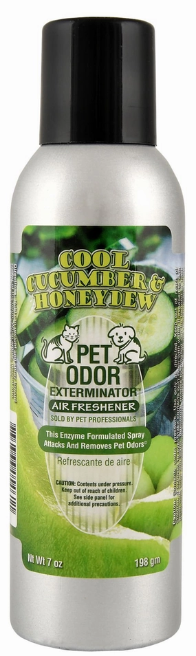 Pet Odor Exterminator Air Freshener Spray, Cool Cucumber & Honeydew Melon, 7 oz cat beds cat scratching post cat shampoo cat tunnel cat brush