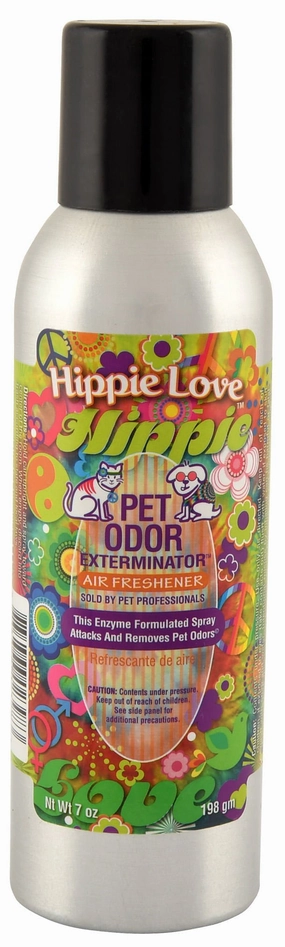 Pet Odor Exterminator Air Freshener Spray, Hippie Love, 7 oz cat beds cat scratching post cat shampoo cat tunnel cat brush