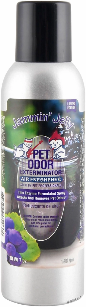 Pet Odor Exterminator Air Freshener Spray, Jammin' Jelly, 7 oz cat scratchers cat towers cat window perch cat heating pad cat calming spray