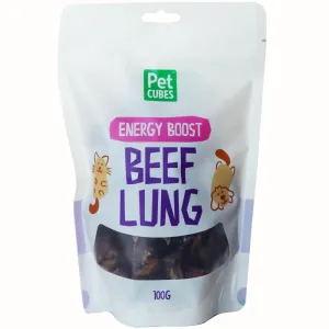 PetCubes Beef Lung Grain-Free Treats For Cats & Dogs 100g fly trap horse fly spray poultry fly control fly repellent farm fly solution