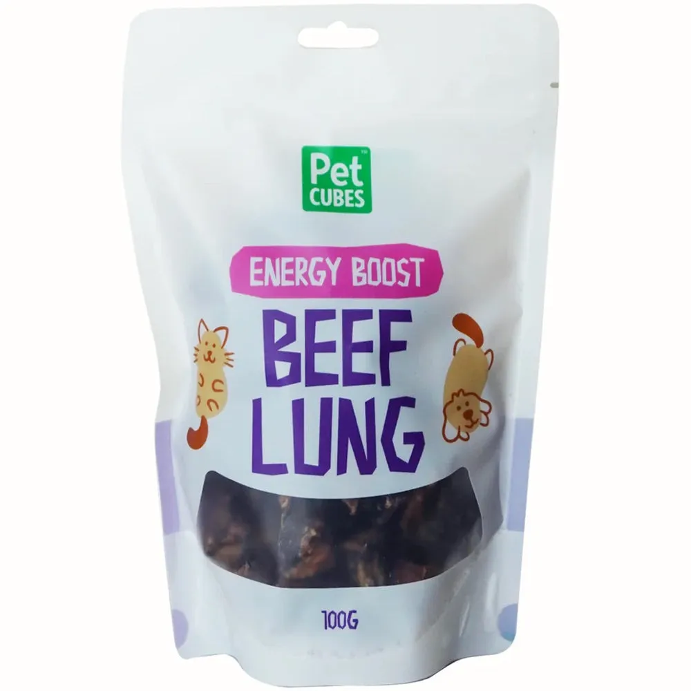 PetCubes Beef Lung Grain-Free Treats For Cats & Dogs 100g fly trap horse fly spray poultry fly control fly repellent farm fly solution