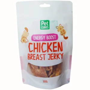 PetCubes Chicken Breast Jerky Grain-Free Treats For Cats & Dogs 100g fly trap horse fly spray poultry fly control fly repellent farm fly solution