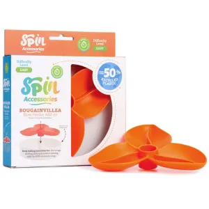 PetDreamHouse SPIN Accessories Interactive Slow Feeder Add-On For Cats & Dogs (Orange Bougainvillea) dog bones rawhide chew sticks dog jerky bacon bone