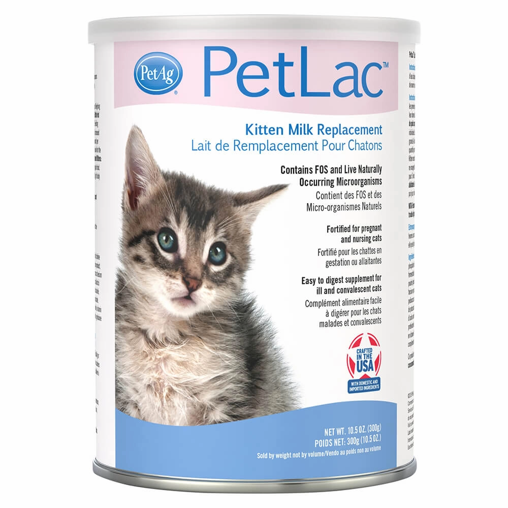 PetLac Kitten Milk Replacement Powder, 10.5 oz cat climbing tree cat hammock cat steps cat grooming kit cat safety gate