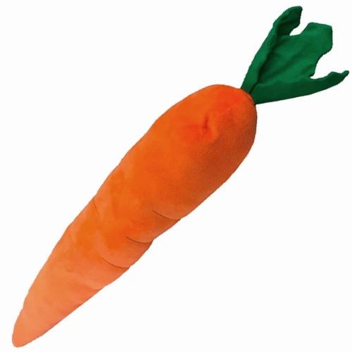 Petlou Plush Dog Toy - Fresh Foods - Carrot 29"