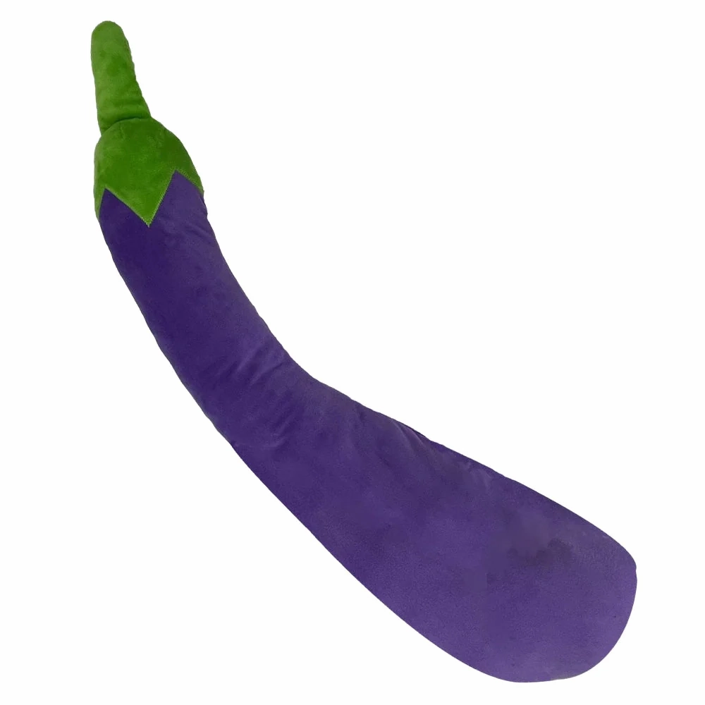 Petlou Plush Dog Toy - Fresh Foods - Eggplant 29"